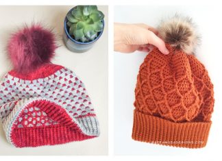 Honeycomb Beanie Hat Free Crochet Patterns & Paid Honeycomb Beanie Hat Free Crochet Patterns