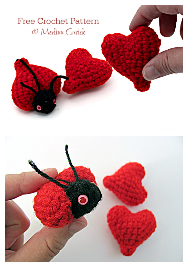 Amigurumi Love Bug Free Crochet Patterns
