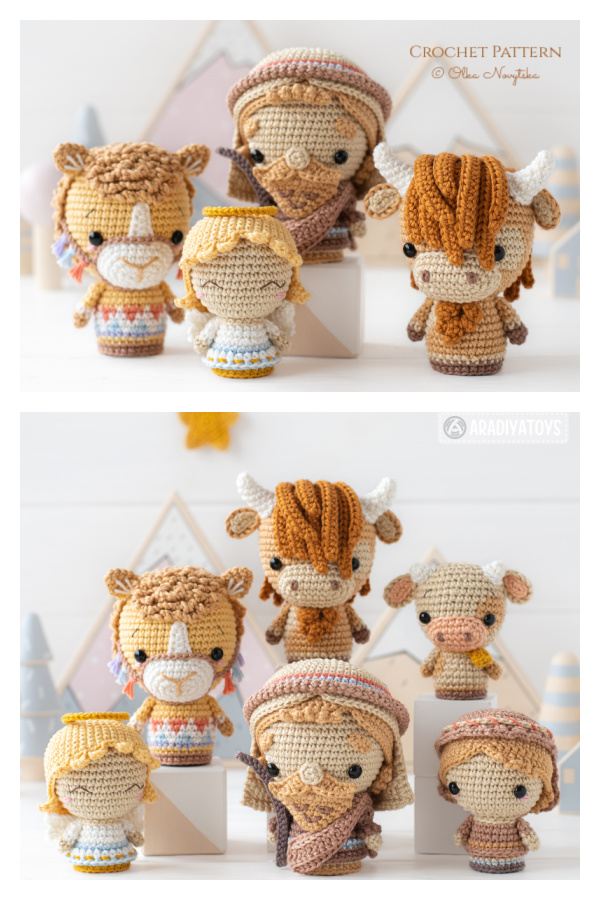 Christmas Nativity Set Crochet Patterns Christmas Nativity Set Crochet Patterns
