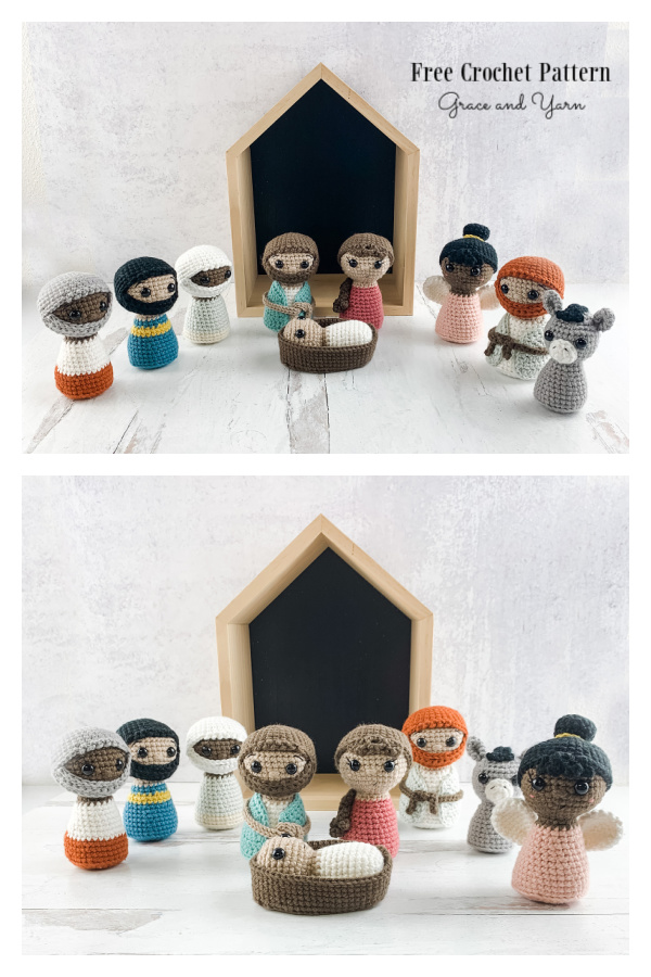 Nativity Set Free Crochet Patterns Nativity Set Free Crochet Patterns