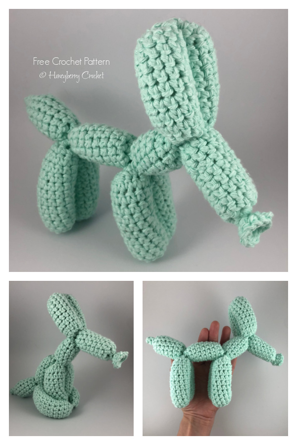 Balloon Dog Amigurumi Free Crochet Patterns