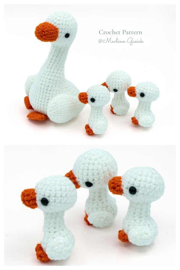 Crochet Goose Family Amigurumi Patterns