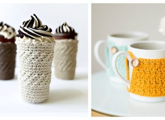 Cup Cozy Free Crochet Patterns Cup Cozy Free Crochet Patterns
