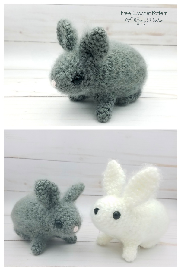 Crochet Briar the Pygmy Rabbit Amigurumi Free Patterns