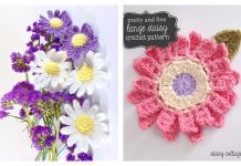 Daisy Flower Free Crochet Patterns Daisy Bouquet Free Crochet Patterns