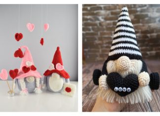 Valentine’s Gnome Amigurumi Free Patterns Valentine's Gnome Amigurumi Free Patterns