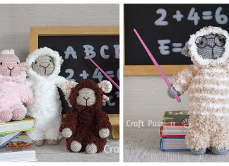 Amigurumi Sheep in Hoodie Free Crochet Pattern Amigurumi Sheep in Hoodie Free Crochet Pattern