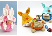 Amigurumi Easter Gnome Crochet Patterns Easter Bunny Gnome Crochet Patterns