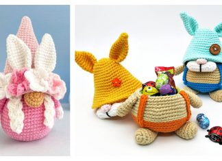 Amigurumi Easter Gnome Crochet Patterns Easter Bunny Gnome Crochet Patterns