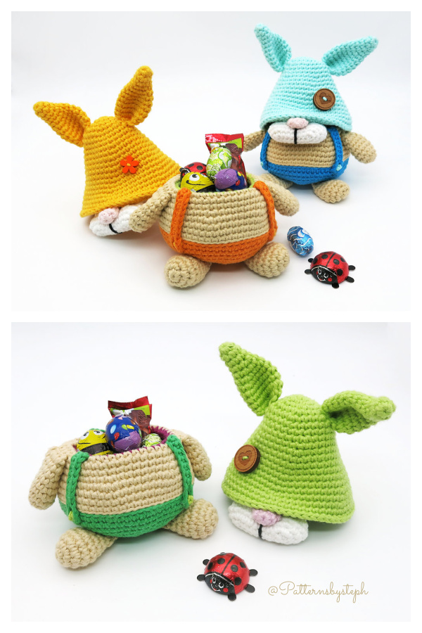 Easter Bunny Gnome Treasure Hunt Crochet Patterns