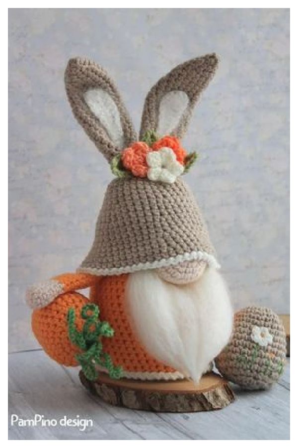 Easter Bunny Gnome Crochet Patterns
