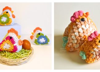 Easter Granny Square Chicken Free Crochet Patterns Easter Granny Square Chicken Free Crochet Patterns