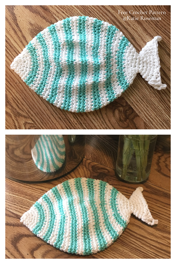 Clownfish Potholder Free Crochet Pattern