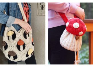 Mushroom Bag Free Crochet Patterns & Paid Mushroom Bag Free Crochet Patterns