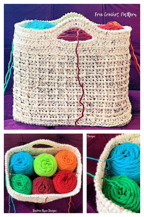 My Favorite Yarn Tote Bag Free Crochet Pattern