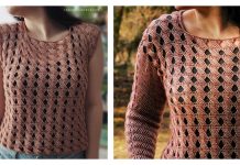 Twist Stitch Hourglass Top Crochet Pattern Twist Stitch Hourglass Top Crochet Pattern
