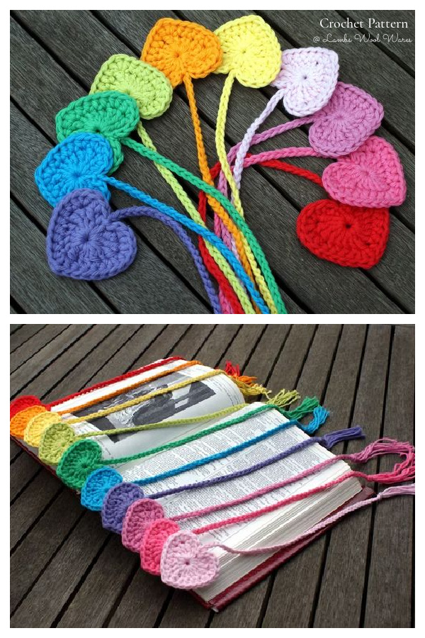 Valentine Higher Love Bookmark Free Crochet Patterns