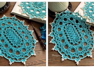 Wispweave Oval Doily Free Crochet Pattern Wispweave Oval Doily Free Crochet Pattern