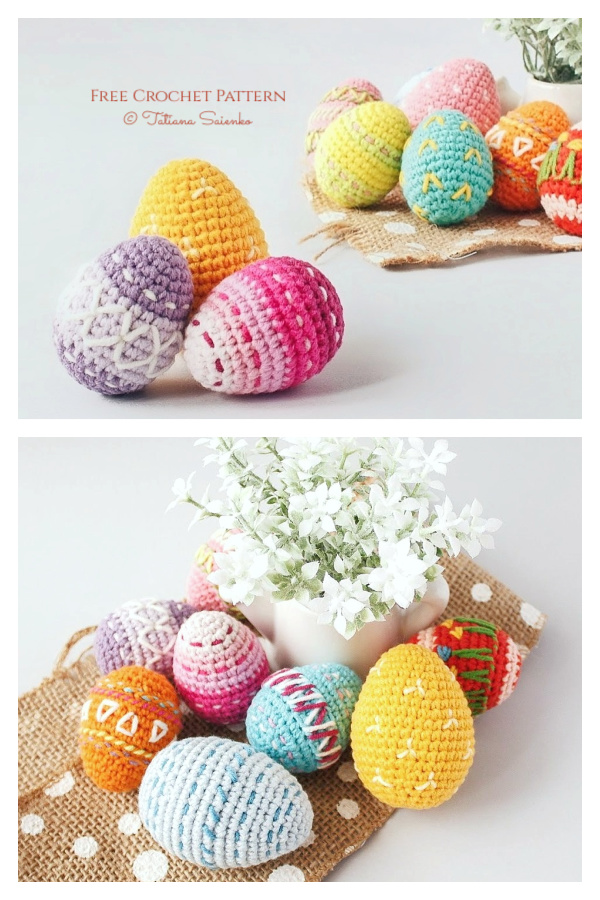Crochet Easter Egg Amigurumi Free Patterns