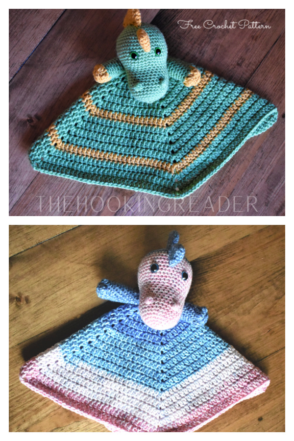 Dinosaur Lovey Free Crochet Patterns