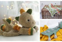 Dino Baby Lovey Free Crochet Patterns & Paid Dino Baby Lovey Free Crochet Patterns