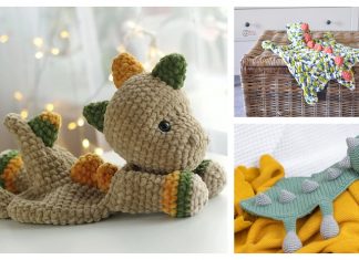 Dino Baby Lovey Free Crochet Patterns & Paid Dino Baby Lovey Free Crochet Patterns