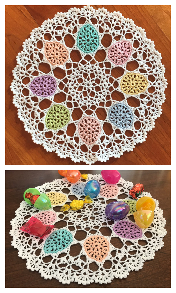 Easter Egg Doily Crochet Patterns