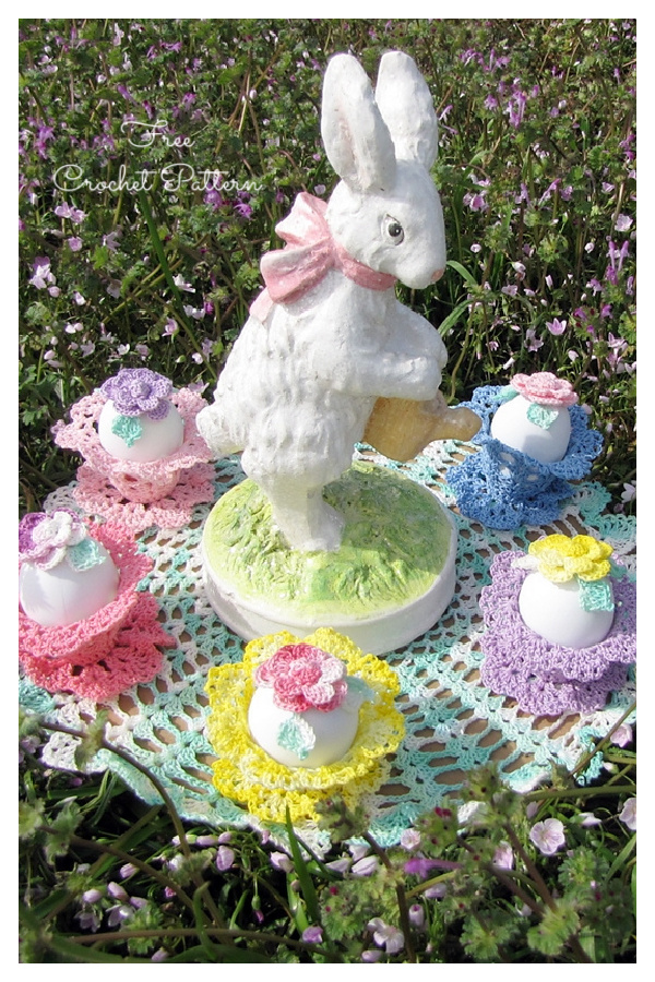 Easter Egg Centerpiece Doily Crochet Patterns