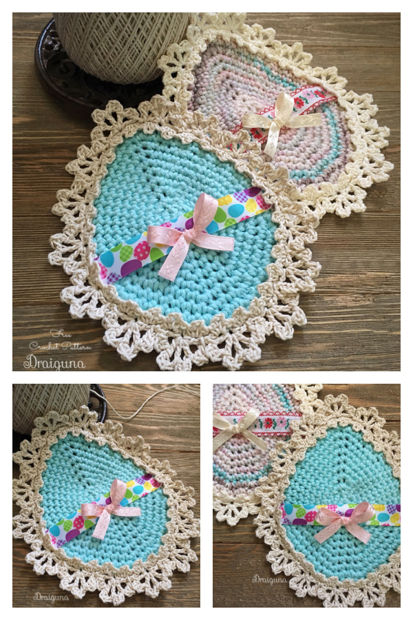 Enchanting Egg Doily Free Crochet Pattern