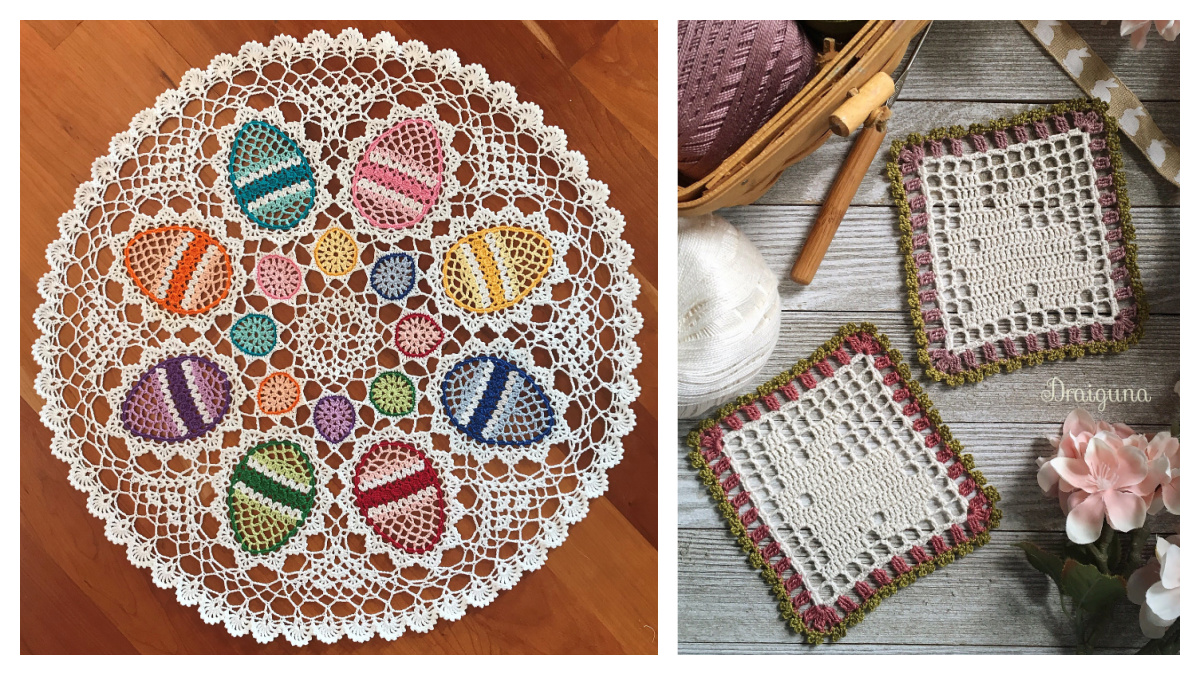 Easter Doily Free Crochet Patterns