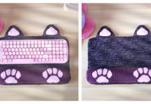 Kitty Keyboard Mat Wrist Rest Free Crochet Pattern Kitty Keyboard Mat Wrist Rest Free Crochet Pattern