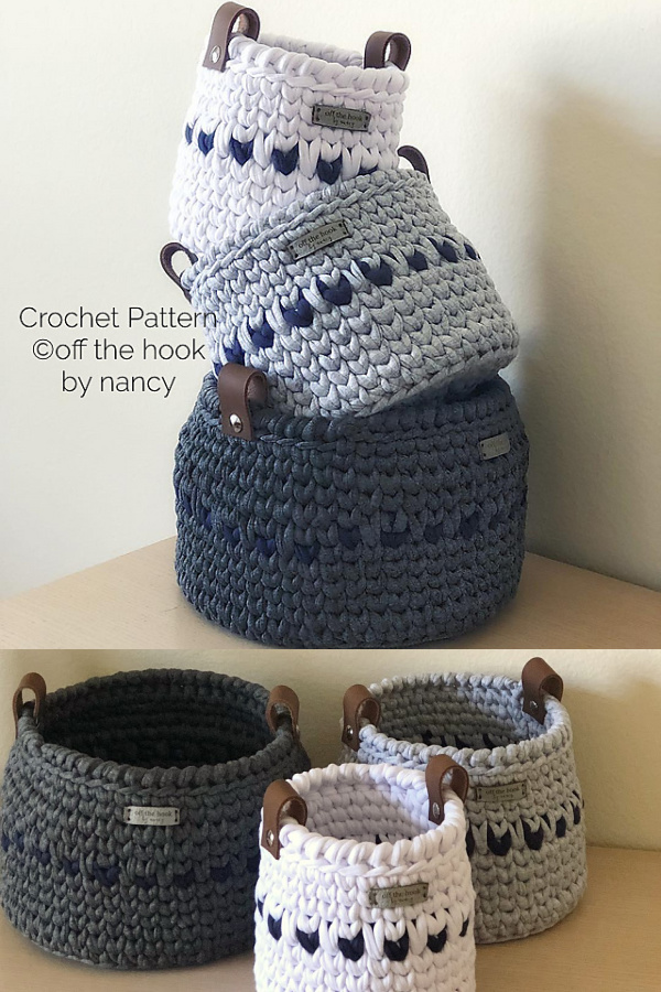 The Nesting Baskets Crochet Patterns
