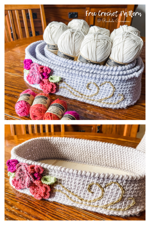 Nesting Baskets Free Crochet Patterns