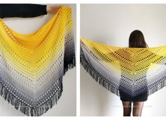 Triangles Cones Shawl Free Crochet Pattern Triangles Cones Shawl Free Crochet Pattern