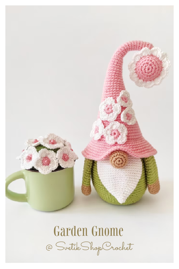 Amigurumi Garden Gnome Crochet Patterns