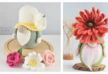 Amigurumi Flower Gnome Free Crochet Patterns and Paid Amigurumi Flower Gnome Free Crochet Patterns