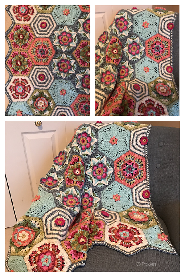Frida's Flowers Blanket Free Crochet Pattern