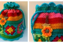Granny Square Dilly Bag Free Crochet Pattern Granny Square Dilly Bag Free Crochet Pattern