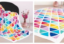 Josephine’s rainbow blanket Free Crochet Pattern Josephine's rainbow blanket Free Crochet Pattern