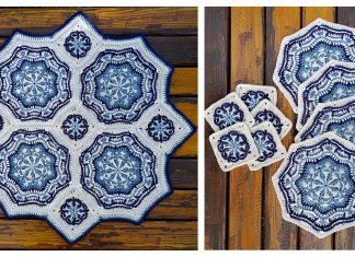 Mandala Tiles Block Free Crochet Pattern Mandala Tiles Block Free Crochet Pattern
