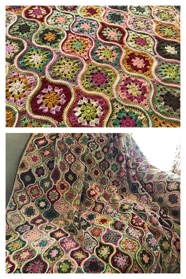Mystical Lanterns Blanket Crochet Pattern
