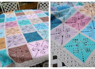 Victorian Lattice Square Free Crochet Pattern Victorian Lattice Square Free Crochet Pattern