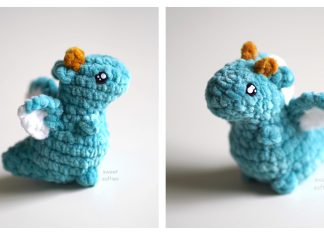 Amigurumi Pocket Dragon Free Crochet Pattern + Video Amigurumi Pocket Dragon Free Crochet Pattern
