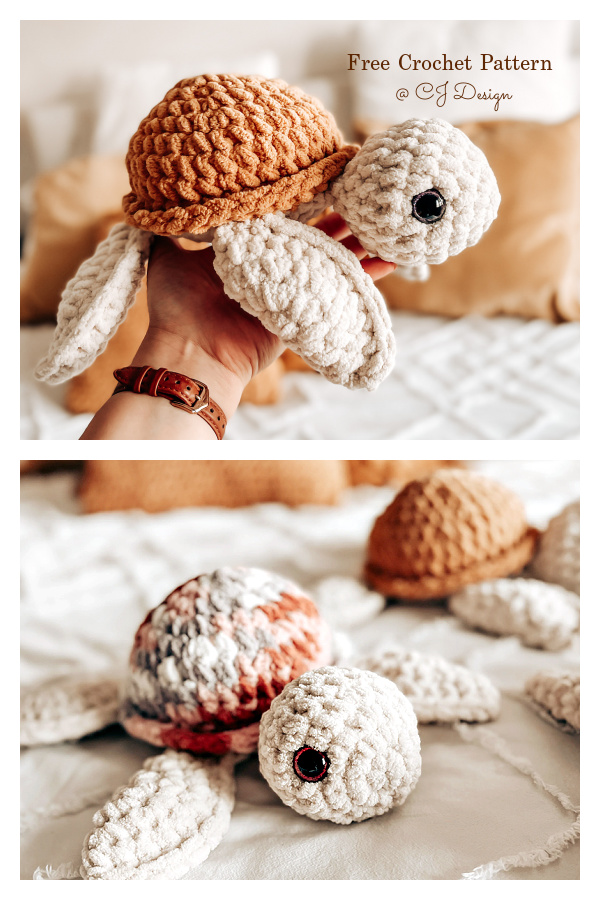 Amigurumi Fred The Sea Turtle Free Crochet Pattern
