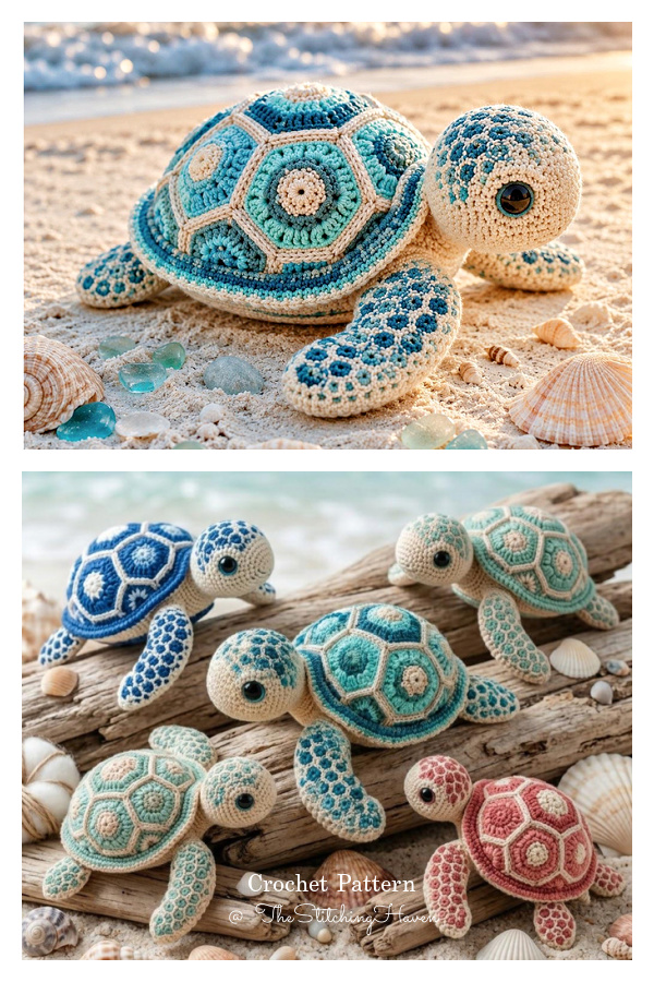 Amigurumi Sea Turtle Crochet Pattern