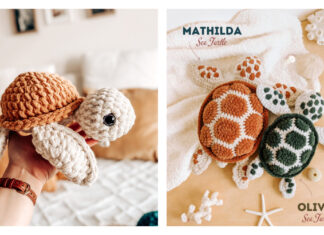 Amigurumi Sea Turtle Free Crochet Patterns & Paid Amigurumi Sea Turtle Free Crochet Patterns