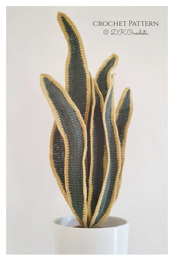 Amigurumi Long Snake Plant Crochet Patterns