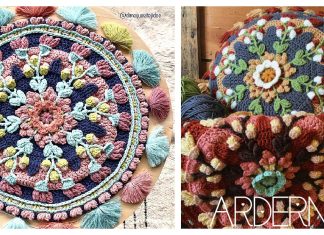 Arderne Mandala Pillow Cover Free Crochet Pattern Arderne Mandala Pillow Cover Free Crochet Pattern