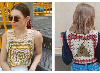 Big Granny Square Top Free Crochet Patterns Big Granny Square Top Free Crochet Patterns