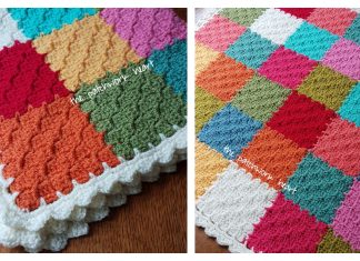 C2C Gingham Blanket Free Crochet Patterns C2C Gingham Blanket Free Crochet Pattern